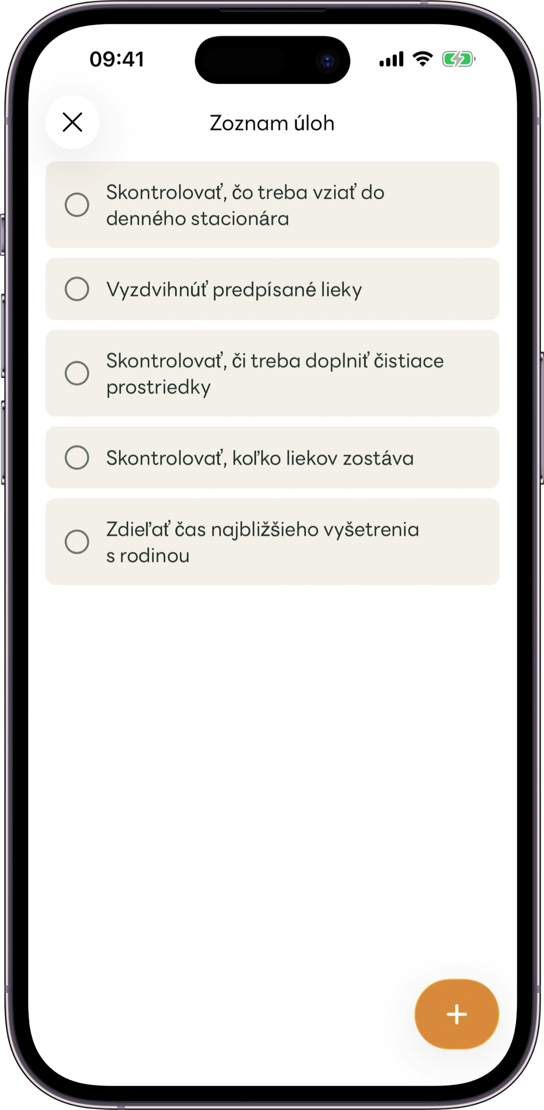 Ukážka obrazovky spoločných úloh Carez